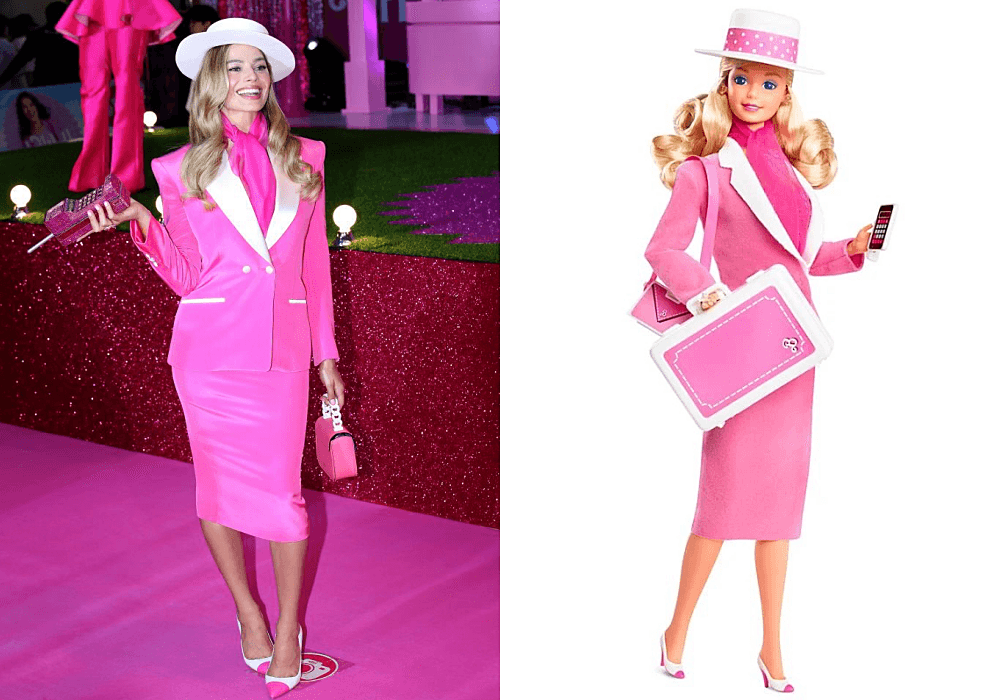 margot robbie Day to night barbie