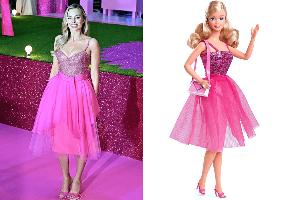 margot robbie Day to night barbie